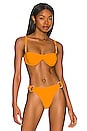 view 1 of 5 Uma Bikini Top in Cara Cara Orange Croc
