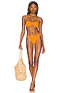 view 4 of 5 Uma Bikini Top in Cara Cara Orange Croc
