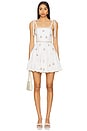 view 1 of 4 Naz Mini Dress in White & Pink
