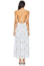 view 3 of 4 Sarv Maxi Dress in Baby Blue & White