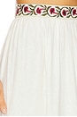 view 6 of 6 Carnation Ruffle Skirt in Ivory & Red