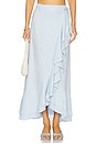 view 1 of 6 Golestan Ruffle Skirt in Blue