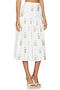 view 2 of 6 Gilda Skirt in Off White & Yellow