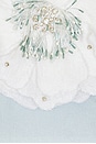 view 5 of 5 Gol Bustier Top in Blue & White