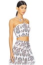 view 2 of 4 Hava Bustier in Paisley Ghalamkar