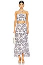 view 4 of 4 Hava Bustier in Paisley Ghalamkar