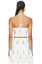 view 3 of 5 Gilda Bustier in Off White & Yellow