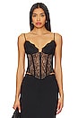 view 1 of 4 Lace Bustier Top in Black