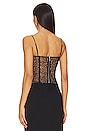 view 3 of 4 Lace Bustier Top in Black