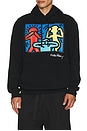 view 3 of 4 Keith Haring Characters Hoodie in Black