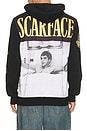 view 5 of 8 Scarface Mpr Varsity Hoodie in Black & Yellow
