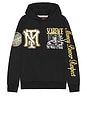 view 8 of 8 Scarface Mpr Varsity Hoodie in Black & Yellow