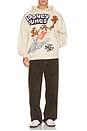 view 4 of 5 Taz Chenile Patch Po Hoodie in Khaki