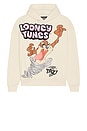 view 5 of 5 Taz Chenile Patch Po Hoodie in Khaki