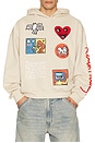 view 1 of 7 Keith Haring Hoodie in Grey