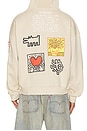 view 5 of 7 Keith Haring Hoodie in Grey