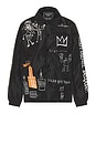 view 1 of 5 Basquiat King Pleasure Coach Jacket in Black