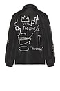 view 2 of 5 Basquiat King Pleasure Coach Jacket in Black