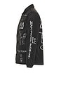 view 3 of 5 Basquiat King Pleasure Coach Jacket in Black