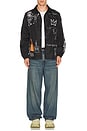 view 5 of 5 Basquiat King Pleasure Coach Jacket in Black