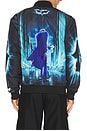 view 4 of 5 Dark Knight Varsity Jacket in Black