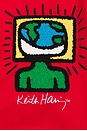 view 8 of 7 Keith Haring Varsity Jacket in Black & Red