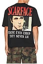 view 1 of 5 Scarface Heavy Terry Tee in Black