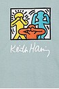 view 6 of 5 Keith Haring Tee in Light Blue