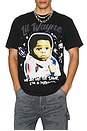 view 4 of 5 Lil Wayne Martian Rhinestone Tee in Black