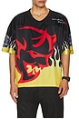 view 3 of 4 Dodge Football Jersey in Black