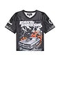 view 1 of 4 Fast & Furious Mesh Football Jersey in Black