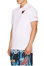 view 2 of 6 Keith Haring Heart Polo in White