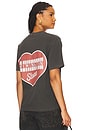 view 1 of 4 Big Heart Tee in Pepper