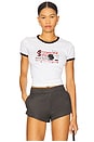 view 1 of 4 Bowling Baby Tee in Black & White