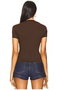 view 3 of 4 Wild Horses Baby Tee in Brown