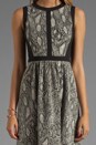 view 5 of 6 Python Fit & Flare Dress in Black