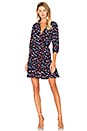 view 1 of 4 Long Sleeve Sakura Flower Dress in Navy