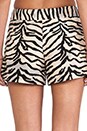 view 6 of 6 Tiger Print Shorts in Natural