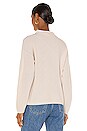 view 3 of 4 Long Sleeve Side Tie Sweater in Vanilla