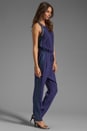 view 3 of 6 RUNWAY Sequin Jumpsuit in Navy