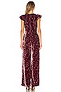 view 3 of 3 Jewel Velvet Jumpsuit in Plum Combo
