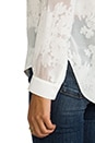 view 5 of 6 Long Sleeve Floral Blouse in Cream