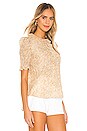 view 3 of 6 Short Sleeve Soleil Floral Top in Soft Lemon Combo