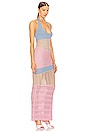 view 2 of 3 Patchwork Knit Midi Dress in Desert Rose Multi