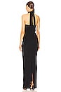 view 3 of 3 Belt Inset Cut Out Maxi Dress in Black