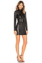 view 2 of 3 Domino Leather Dress in Night Life 2