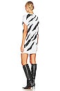 view 3 of 4 Samantha Sweater Dress in White Zebra