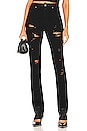 view 1 of 4 Rivka Skinny in Ripped Black