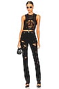 view 4 of 4 Rivka Skinny in Ripped Black