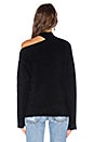 view 3 of 4 Langley Mohair Sweater in Blackout
